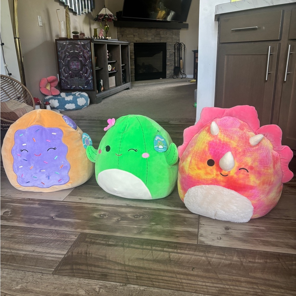16” Squishmallow Toy Trio